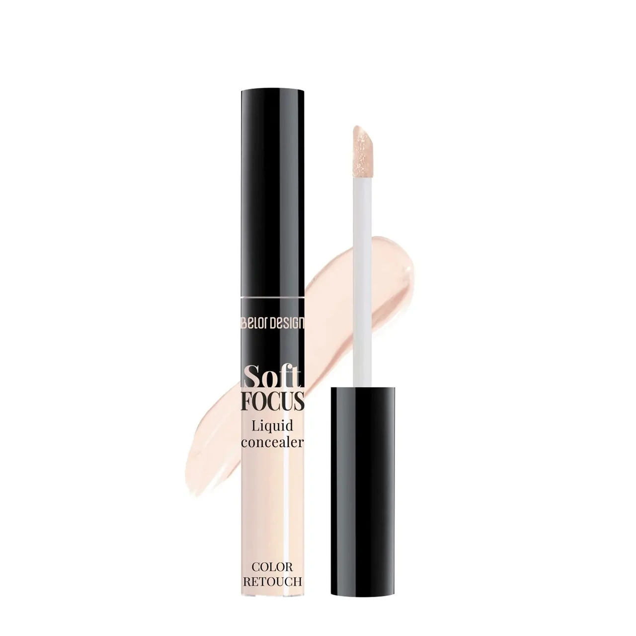 Рідкий консилер для обличчя Belor Design Soft Focus Color Retouch 101 Порцеляновий, 7 г
