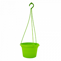 ВАЗОН "ГЛОРІЯ" З ПІДВІСКОЮ 20*13СМ. (ОЛИВК.)