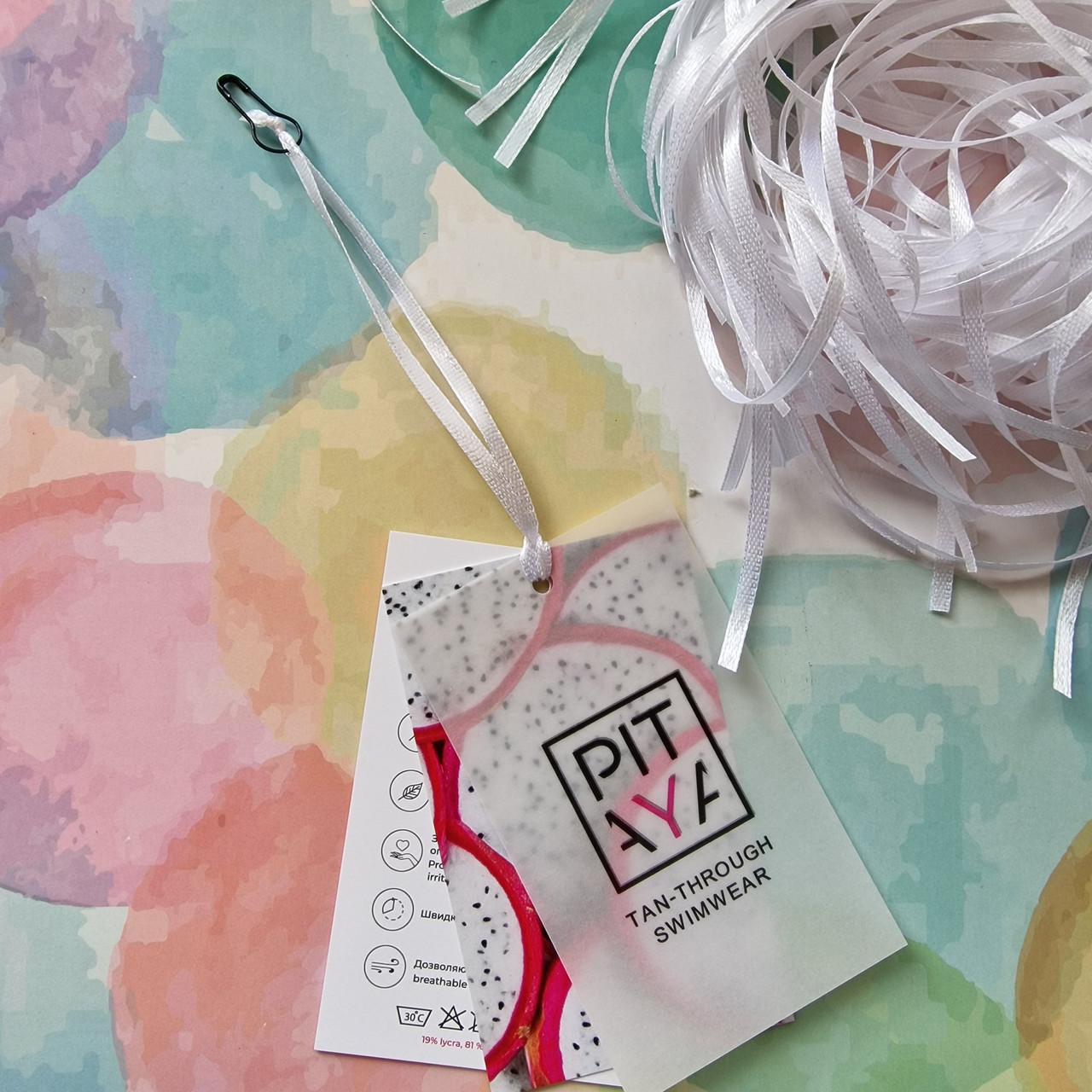 Купить биркодержатели из атласной ленты, держатели для бирок, шнурки ...