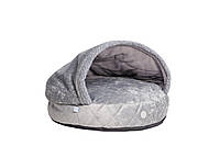 Лежак-норка Cover Plush Gray М 65cm