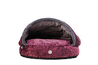 Лежак-нірка Cover Plush Cherry S діаметр 50 cm