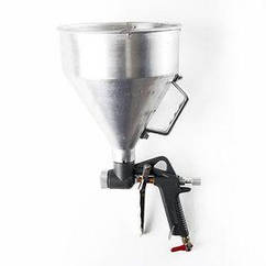 Пневмопістолет для штукатурки, три форсунки 4,6,8 мм, у/б металевий, 6000 мл APRO 850138