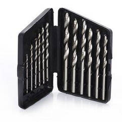 Набір свердел для металу Р6М5 пласт бокс 1,5-6,5 мм 13 шт APRO