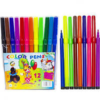 Від 12 шт. Фломастер 12 кольорів "Мультики" 1871-12  купити дешево оптом в інтернет-магазині