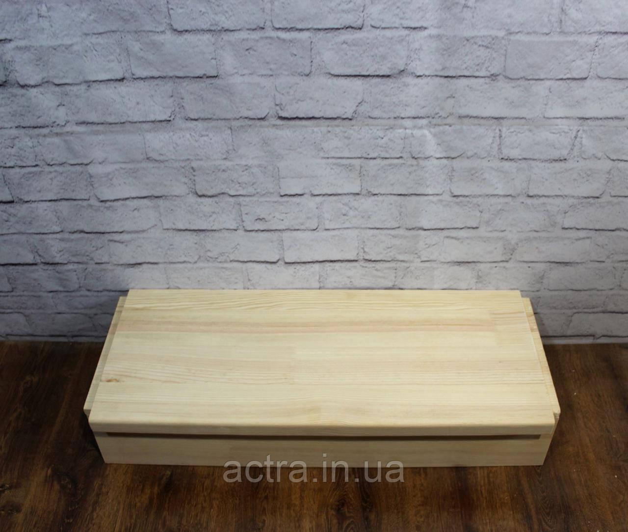 Сходинка пряма з сосни, 800, Цільний А, фото 1