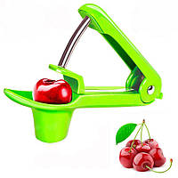 Машинка для удаления косточек из вишни (Cherry and Olive corer) вишнечистка Veleka Green (2858)