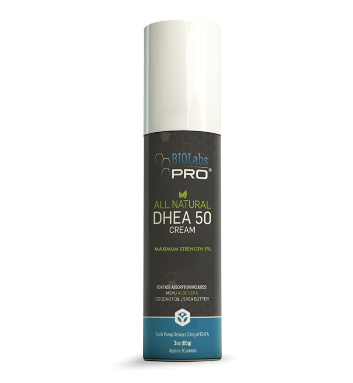 BIOLabs PRO Cream DHEA / ДГЕА біоідентичний крем 50 мг 85 грамів
