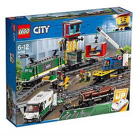 Конструктор LEGO City Вантажний потяг 1226 деталей (60198)