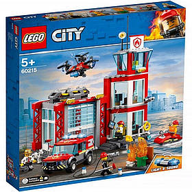 Конструктор LEGO City Пожежне депо 529 деталей (60215)