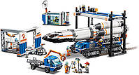 Конструктор LEGO City Майданчик для збирання та транспорт для перевезення ракети 1055 деталей (60229), фото 4