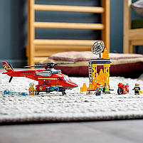 Конструктор LEGO City Пожежний рятувальний гелікоптер 212 деталей (60281), фото 5