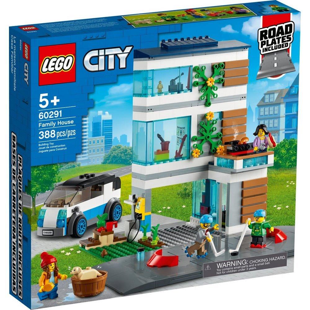 Конструктор LEGO City Сімейний будинок 388 деталей (60291)