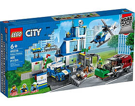 Конструктор LEGO City Поліцейська дільниця 668 деталей (60316)