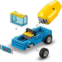 Конструктор LEGO City Вантажівка-бетонозмішувач 85 деталей (60325), фото 7