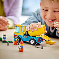 Конструктор LEGO City Вантажівка-бетонозмішувач 85 деталей (60325), фото 10