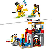 Конструктор LEGO City Рятувальний пост на пляжі 211 деталей (60328), фото 9