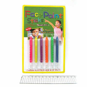 Крейда для гриму 6 шт. блістер