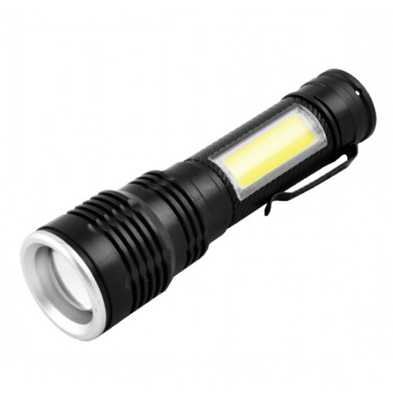 Ліхтар ручнийX-Balog BL-T630S-XPE+COB, ЗУ mircoUSB, вбудований акумулятор, zoom