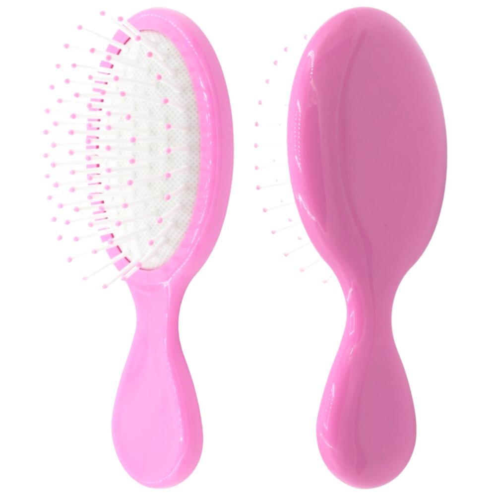 Дитячий масажний гребінець Yueg Rainbow Volume Brush Comb рожевий 14 см, фото 1