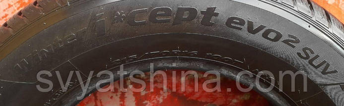 Шини б у 215/70R16 HANKOOK Winter I cept evo2 suv зима, фото 2