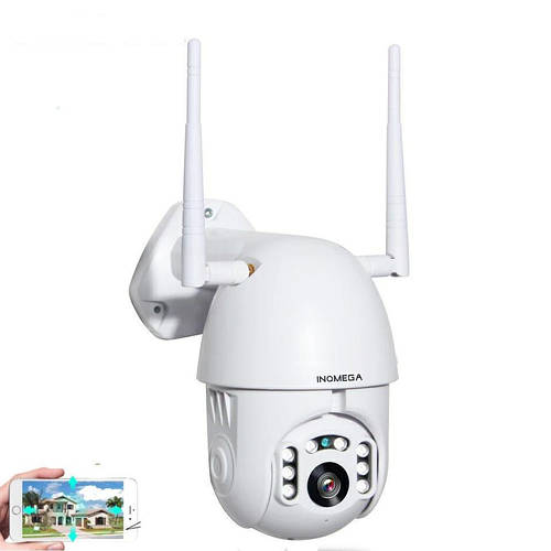 Поворотная наружная IP WiFi Onvif камера INQMEGA ST-389-2M. iCSee. (ID ...