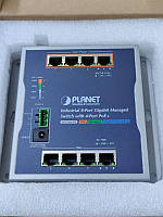 Коммутатор свитч промышленный L2 Gigabit Ethernet PoE IP30 Planet WGS-804HPT