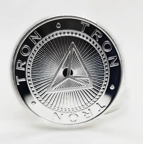 Монета сувенірна TRON (TRN) срібло