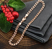 Браслет Xuping Love 40215, довжина 20см, ширина 3,5мм, позолота РО