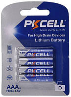 Батарейка литиевая PkCell LiFe 1.5V AA/FR03-4B 4 шт