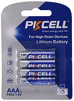 Батарейка літійна PkCell LiFe 1.5V AA/FR03-4B 4 шт