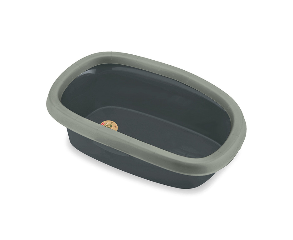 Туалет для котів Stefanplast Sprint 20 Green Line 58*39*17 см (сіро-зелений)