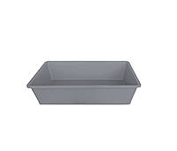 Туалет для кошек Stefanplast Tray 2 50*35*12 см (серый)