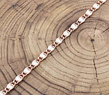 Браслет Xuping Грецький плоский 41446, довжина 21см, ширина 4мм, позолота РО, фото 3