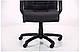 Комп'ютерне офісне крісло керівника Атлетик-М AMF чорне, крісло для роботи вдома та офісу Атлетик чорне, фото 7