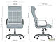 Комп'ютерне офісне крісло керівника Атлетик-М AMF чорне, крісло для роботи вдома та офісу Атлетик чорне, фото 2