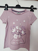 Pepco футболка с цветами для девочки размер 92