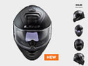 Мотошолом LS2 FF800 storm solid matt black + pinlock, фото 5