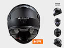 Мотошолом LS2 FF800 storm solid matt black + pinlock, фото 6