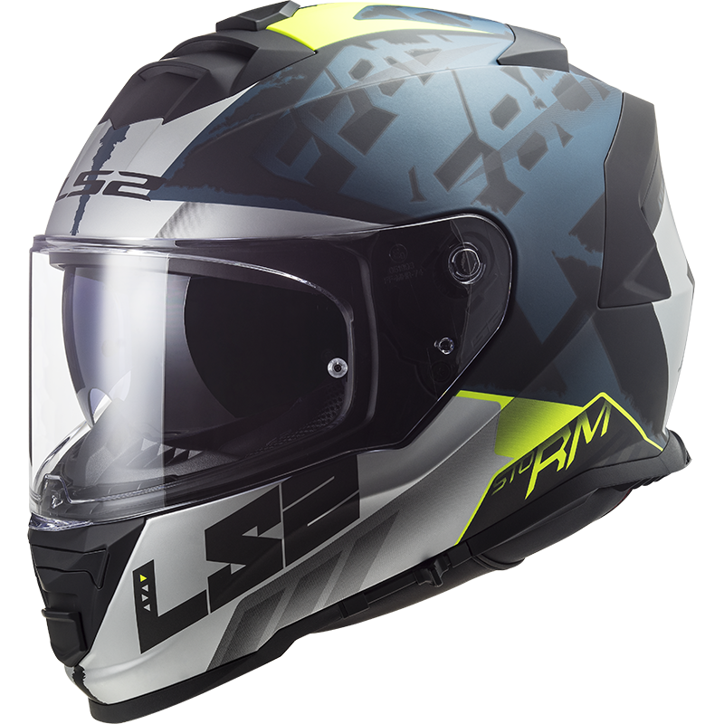 Мотошолом LS2 FF800 storm sprinter m.bl.sil.cobalt + pinlock