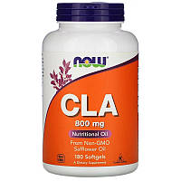 Конъюгированная линолевая кислота NOW Foods "CLA" 800 мг (180 гелевых капсул)