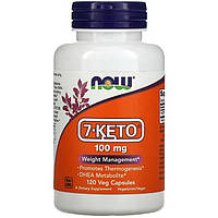 7-КЕТО NOW Foods "7-KETO" 100 мг, контроль веса (120 капсул)