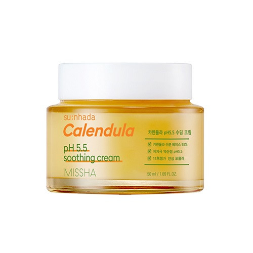Missha Calendula pH 5.5 Soothing Cream Крем з календулою, 50 мл