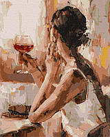 Картина за номерами "Загадкова незнайомка" Ідейка KHO4843 40х50 см