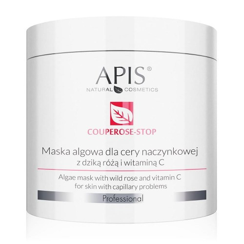 APIS Couperose-stop, Маска з водоростей для куперозної шкіри із шипшиною та вітаміном С.