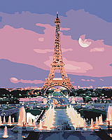 Go Красива картина розмальовка за номерами цифр Art Craft "Вогні Парижа" 40*50 см 11200-AC живопис
