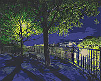 Lb Красивая картина раскраска по номерам цифрам Art Craft "Ночной парк" 40х50 см 10585-AC живопись рисование