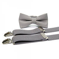 Набор подтяжки и бабочка Gofin suspenders Abp-12007 Серый (ABP-12007)