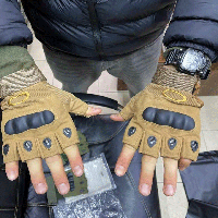 Перчатки без пальцев мужские, перчатки тактические беспалые, перчатки тактические мужские, перчатки койот