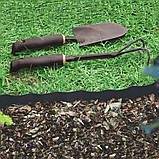 Бордюр хвилястий газонний 9м х 10см, чорний, OBFBK 0910, фото 2
