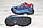 Кросівки дитячі BIKI 005-18 сині штучна шкіра + текстиль, фото 3